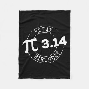 Manta Polar Día Pi Cumpleaños 3 14 Marzo 14 Math Nerd Geeky Gi