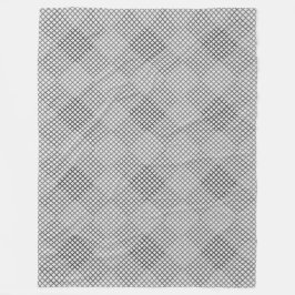 Manta Polar Diagonal de patrón verificado 2 tonos con OffWhite