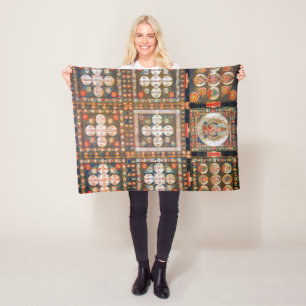 Manta Polar Diagrama cósmico de Mandala para meditación