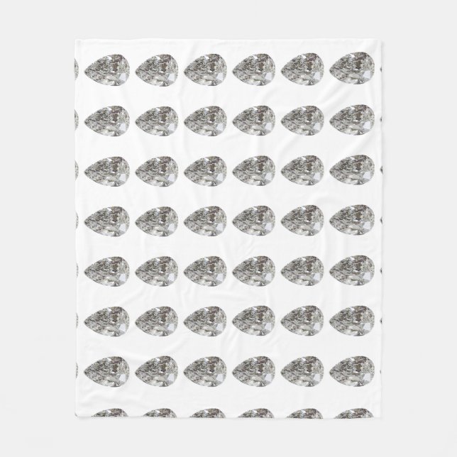 Manta Polar Diamante con forma de pera (Anverso)