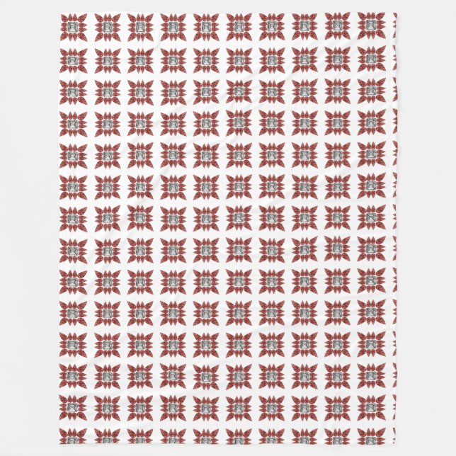 Manta Polar Diamante rosa (Anverso)