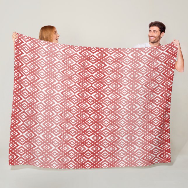 Manta Polar Diamantes Art Deco (In situ)