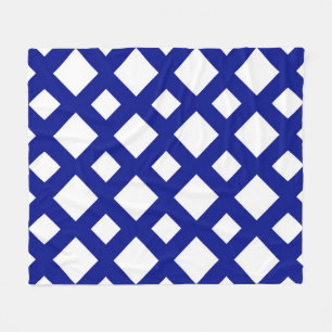 Manta Polar Diamantes blancos en la marina