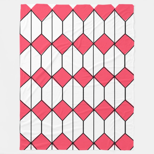 Manta Polar Diamantes y exageraciones Art Deco (Anverso)