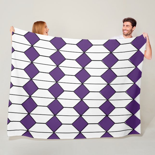 Manta Polar Diamantes y exageraciones Art Deco (In situ)