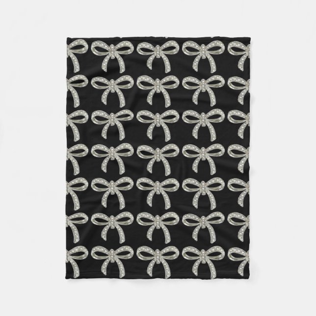 Manta Polar Diamond Bow Fleece Blanket (Anverso)