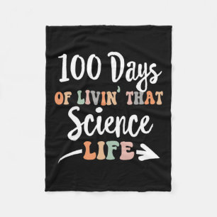 Manta Polar Días De Ciencia 100° Día De La Escuela De Enseñanz