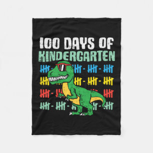 Manta Polar Días de la escuela 100º día de kindergarten Trex D