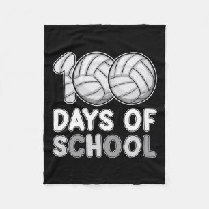 Manta Polar Días De Voleibol Escolar 100° Día De Amor Escolar