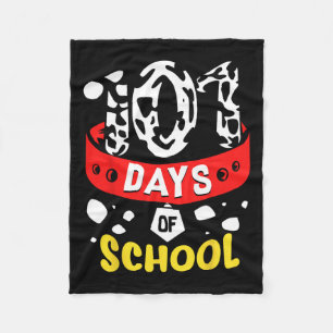 Manta Polar Días escolares T Dalmatian Dog 100th Sayings