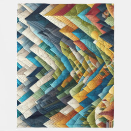 Manta Polar Dibujo de escena montañosa resumida