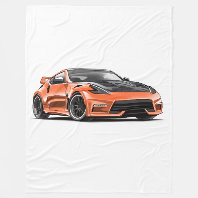 Manta Polar dibujo del 370z (Anverso)