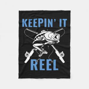 Manta Polar Dibujo divertido de pesca para hombres Dicho de pe