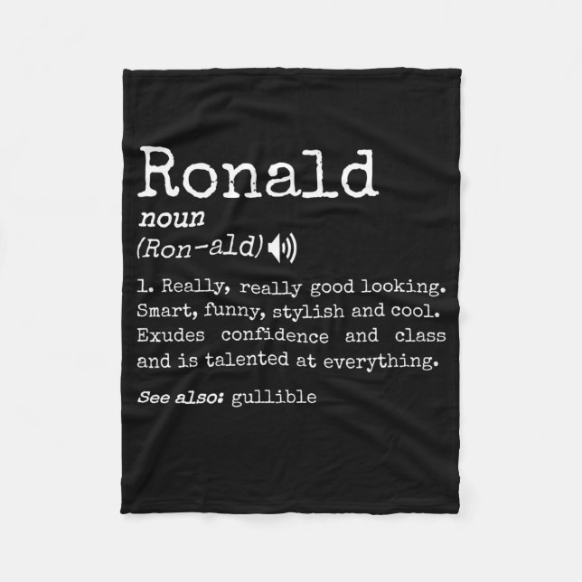 Manta Polar Diccionario de nombre de pila de hombres significa (Anverso)