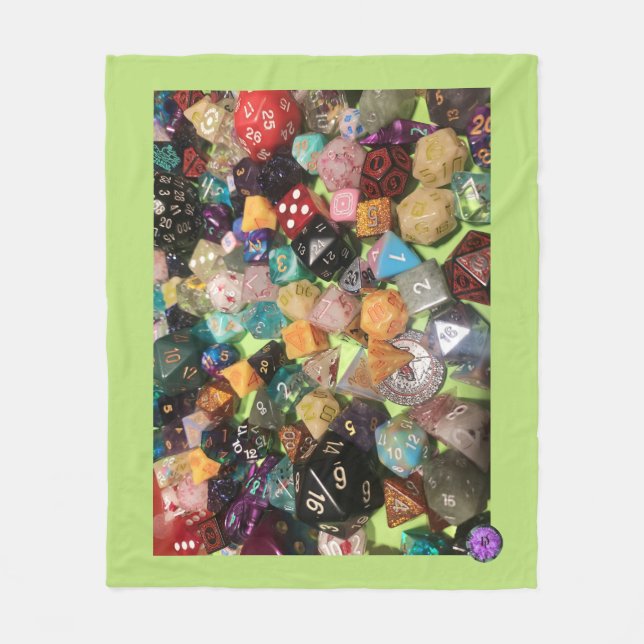 Manta Polar Dice Fleece Blanket (Anverso)