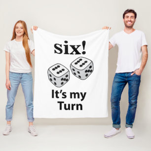 Manta Polar Dice Rolling Six It's My Turn Roll Dice