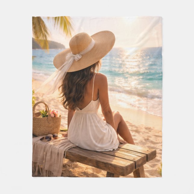 Manta Polar Dicha de la Hora Dorada (Anverso)