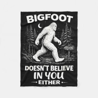 Manta Polar Dicho divertido de sasquatch para hombres mujeres 