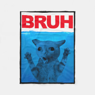 Manta Polar Dicho divertido meme hermano saludo adolescentes c