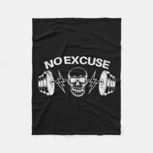 Manta Polar Dicho divertido sin excusas Motivación inspiracion