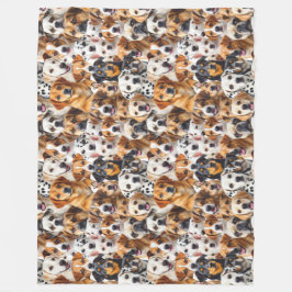 Manta Polar Diferentes razas de perros