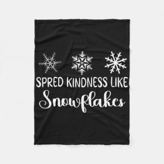 Manta Polar Difunde amabilidad como copos de nieve Cute Merry 
