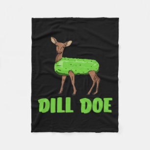 Manta Polar Dill Doe Gracioso Humor Adulto Gracioso Naturaleza