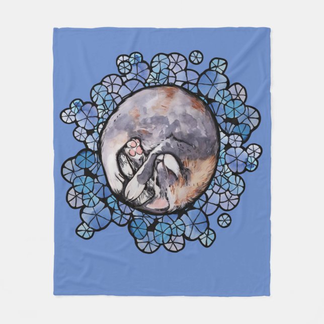 Manta Polar Diluir Calico Cat Cuddle Maine Coon Cats (Anverso)