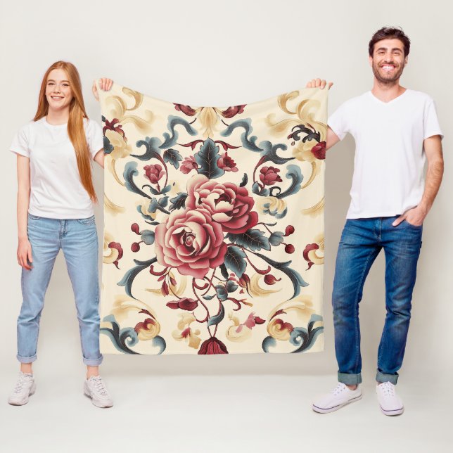 Manta Polar Dinastía Rosa Silken (In situ)