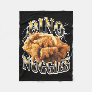 Manta Polar Dino Nuggies Nuevo Gracioso Para Camisetas Hombres