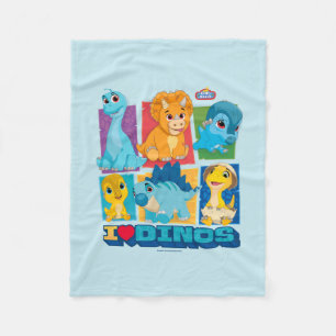 Manta Polar Dino Ranch   Dinosaurio divertido y colorido