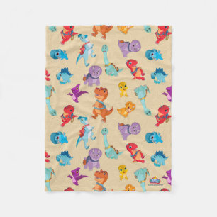 Manta Polar Dino Ranch   Patrón de aventura de dinosaurio