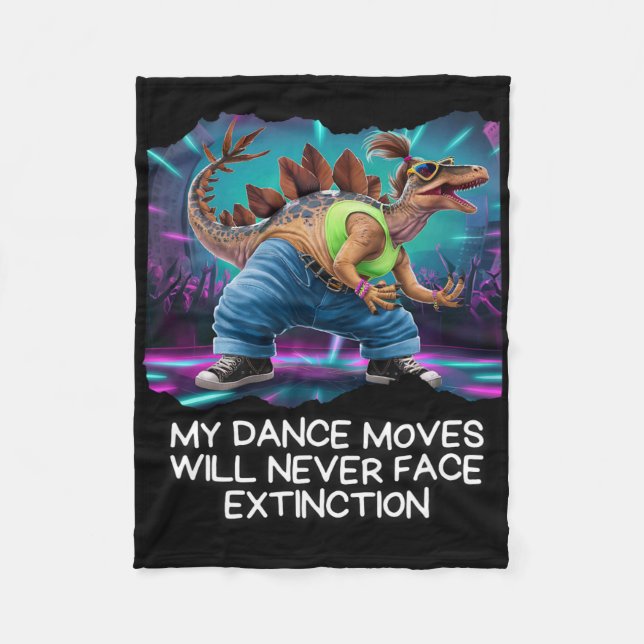 Manta Polar Dinosaur Dance Funny Dancing Dino  (Anverso)