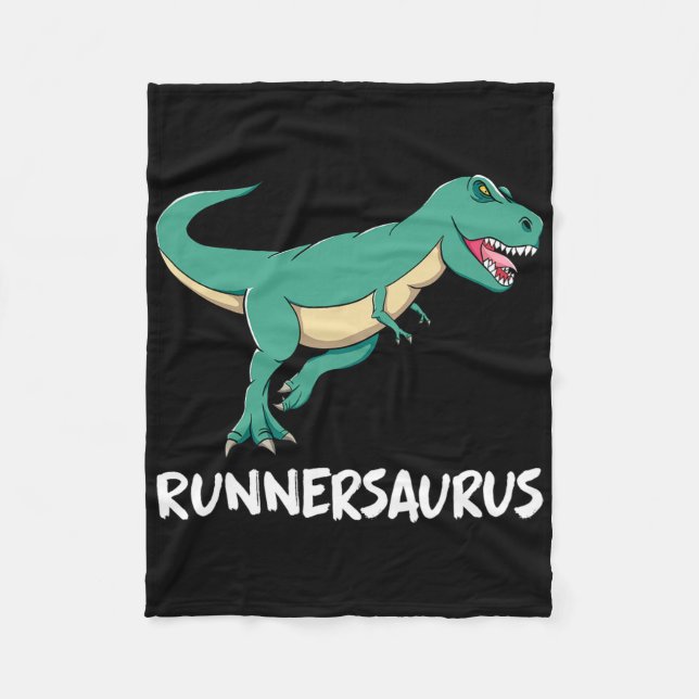 Manta Polar Dinosaur T-rex Dino Funny Exercise Cardio Running  (Anverso)