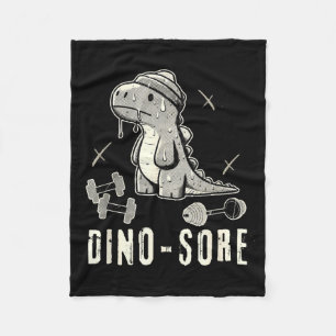 Manta Polar Dinosaurio Divertido Gimnasio T-rex Culturismo Lev