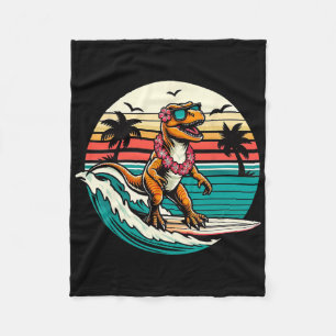 Manta Polar Dinosaurio Divertido Tabla de Surf Playa Verano Su