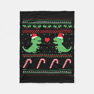 Manta Polar Dinosaurio navidad