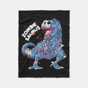 Manta Polar Dinosaurio T Rex Chicos Halloween Saurio Zombie