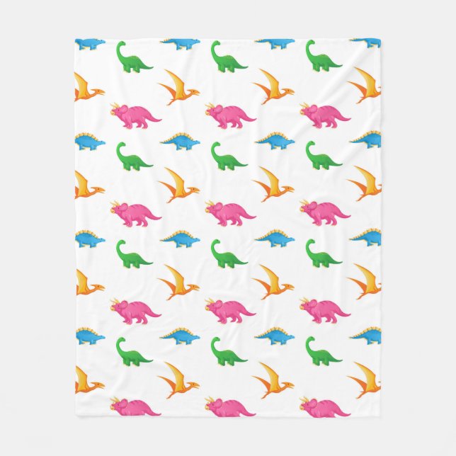 MANTA POLAR DINOSAURIOS (Anverso)