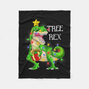 Manta Polar Dinosaurios Árbol de Navidad Rex Pajamas Hombres N