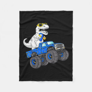 Manta Polar Dinosaurios montando Camión El Síndrome Mundial de