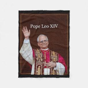 Manta Polar Dios bendiga al Papa Leo Xiv Shirt