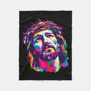 Manta Polar Dios cristiano Cristo Religioso Cree Bendito F