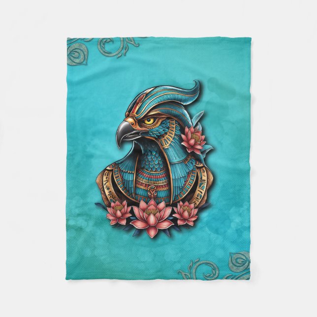 Manta Polar Dios del Halcón Egipcio. (Anverso)