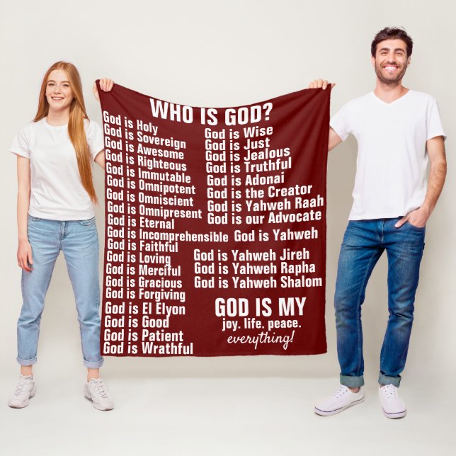 Manta Polar Dios es - Fleece Blanket (In situ)