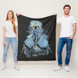 Manta Polar Dios está en la máquina - Diseño tecno-distópico