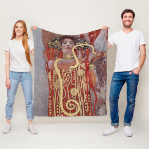Manta Polar Diosa de Salud, Hygieia (Salus), Gustav Klimt