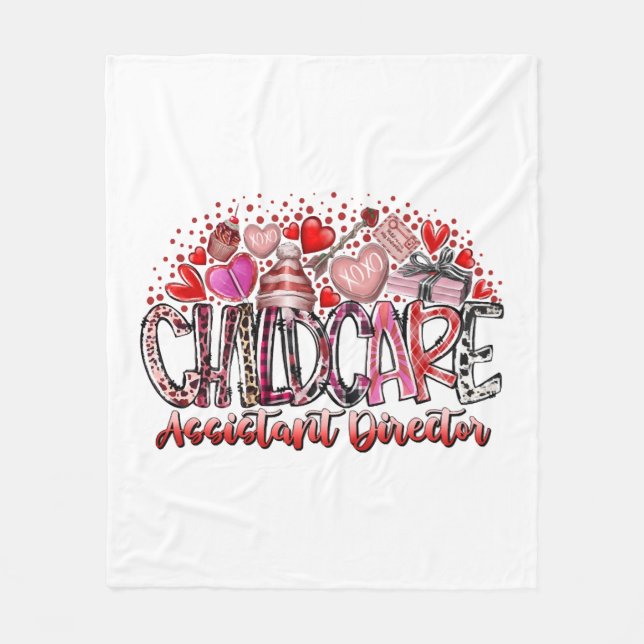 Manta Polar Director auxiliar de cuidado de niños (Anverso)