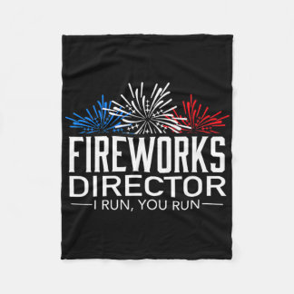 Manta Polar Director De Fuegos Artificiales Shirt 4 De Julio C