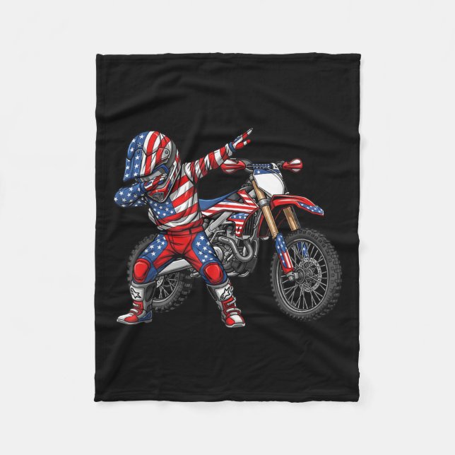 Manta Polar Dirt Bike Art Rider Motocross Motorcycle Dirtbike (Anverso)